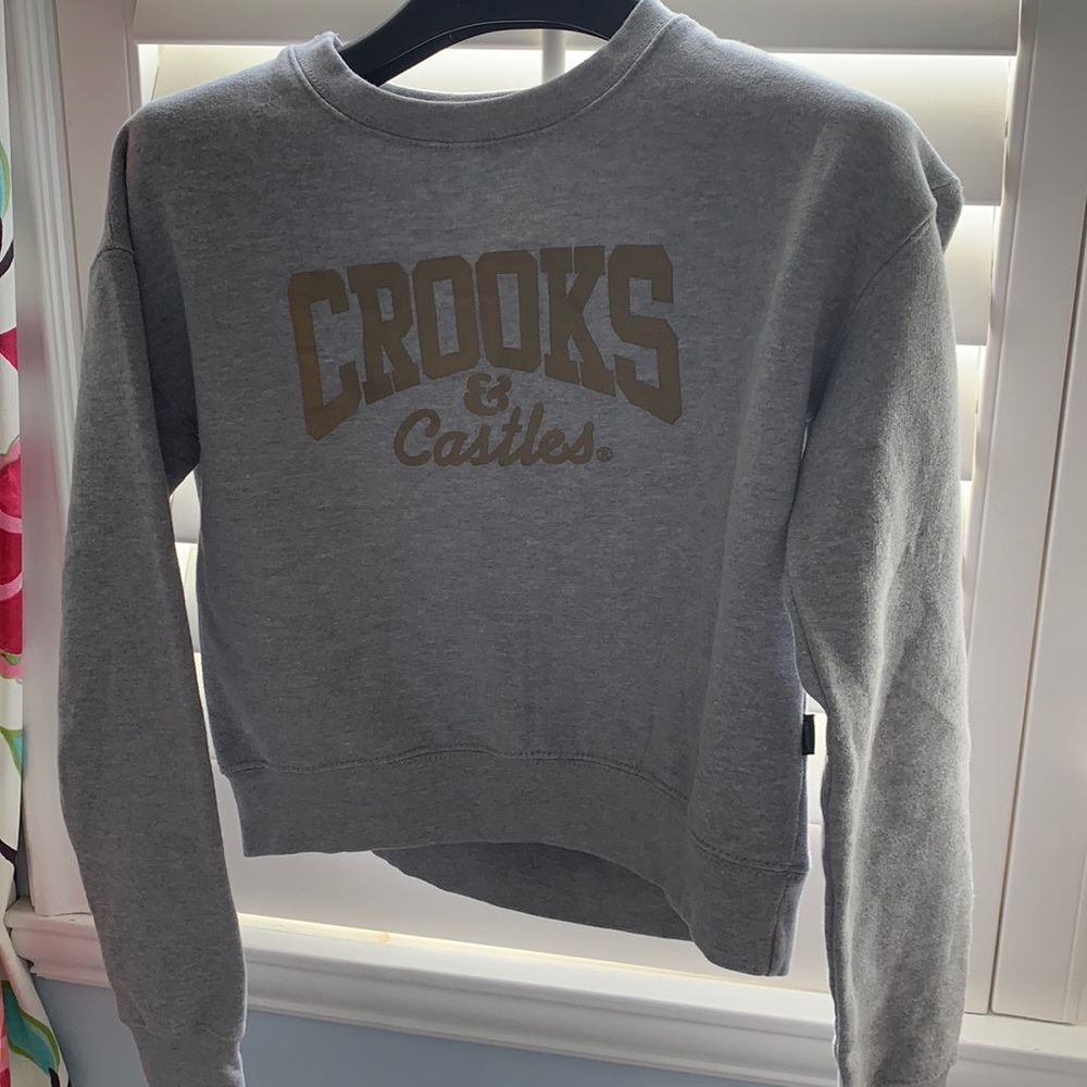 Crooks and Castles grey crewneck